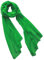 nella-mode Uni-Farbener Seidenschal, ca. 180x50 cm; reine Seide; Farbe kräftiges Grün