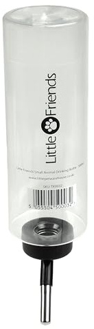 Little Friends 500ml Small Animal Drinking Bottle - Rabbit, Hamster, Mouse, Rat, Guniea Pig, Rodent Water Dispenser