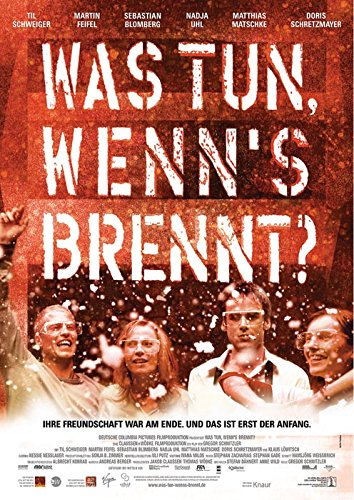 was tun, wenn`s brennt? (2001) | original Filmplakat, Poster [Din A1, 59 x 84 cm]