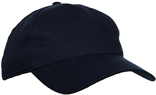Baseball cap Mens Classic Adjustable by MIG - Work Casual Sports | Classic 5-panel plain cap with adjustable fit, ideal for work, casual wear, sports and leisure