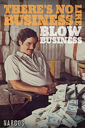 Narcos No Business Maxi Poster, Holz, Mehrfarbig