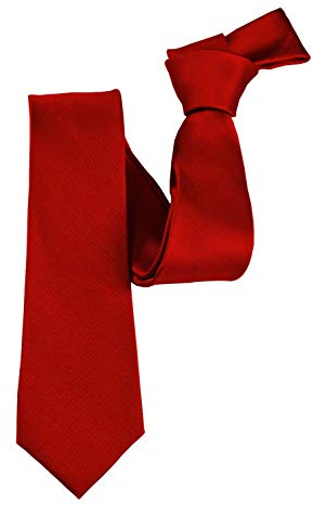 ADAMANT® Designer Seidenkrawatte Hellrot 6cm Schmal