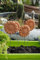 Kunert-Keramik Gartenstecker,Sonnenblumen,4er Set,30cm hoch