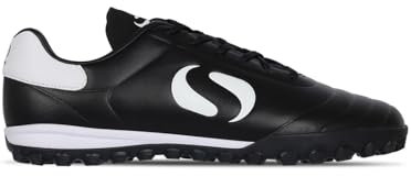 Sondico Mens Strike Astro Turf Trainers Football Boots Black/White 10 (45)