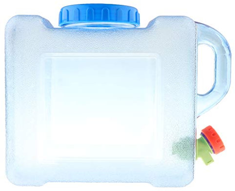 D DOLITY 5L 8L Outdoor Water Carrier Water Container with Water-tap & Easy Pouring 95mm Opening - 5L