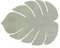 Lind DNA Glasuntersetzer Monstera Recyceltes Leder Hippo Olive Grün, Maße: 14cm x 12cm, 989962