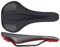 Spank Oozy 280 Sattel MTB/E-Bike/Cycle/Gravel, schwarz/rot, 265mm x 144mm