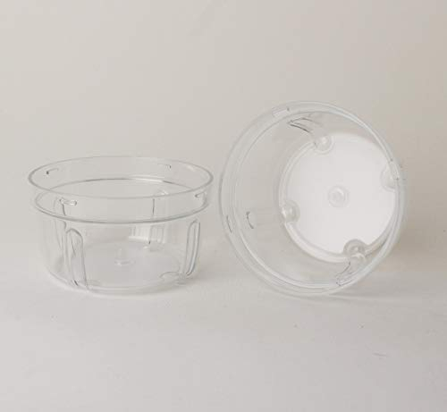TUPPERWARE Chef Turbo-Chef 2X Ersatzbehälter Transparent D158 Zwiebeln Zerkleiner Speedy Boy Zwiebelschneider 27357 + Kiwilöffel