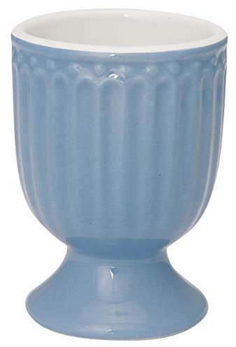 GreenGate Eierbecher Alice Blau 6,5 cm Keramik Everyday Geschirr Sky Blue