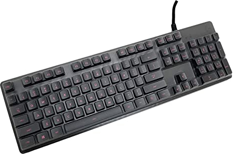 Copertura per tastiera Logitech G213 Prodigy Gaming Keyboard/Logitech G810 G610 Orion Tastiera meccanica da gioco, Logitech G512 & G512 SE & G413 Pellicola protettiva trasparente