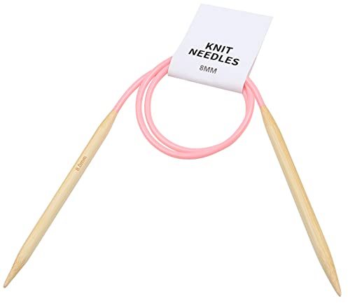 Coopay Rundstricknadel 80 cm, 10,0 mm Bambus Stricknadel Rundstricknadeln Nadelspiel