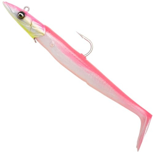 Savage Gear Meeresköder zum Hochseeangeln 27,5cm 275g Sandeel V2 Big Game, Farbe:Pink Pearl Silver