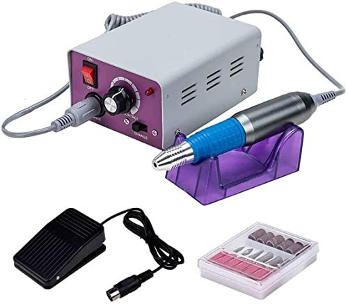 Tornio professionale per unghie da 25.000 RPM con 6 fragole (25000R)