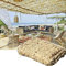Aosong Tarnnetz Beige, Sonnenschutz Camouflage Netz, Sonnensegel, Verwendet Für Dekoration, Jagd, Camping, Terrassen, Partydekoration(Size:5X6M/16.4X19.7FT)