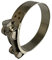 Boltza® Stainless Steel Single Bolt Hose Super Clamp 86-91mm Clip Silicone Rubber Exhaust x1