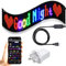 GOTUS Yeux de Diable pour Voitures,Pantalla Flexible LED RGB Color Sign,Aplicación Bluetooth,Application pour Voiture, Camion, Vitrine de Magasin