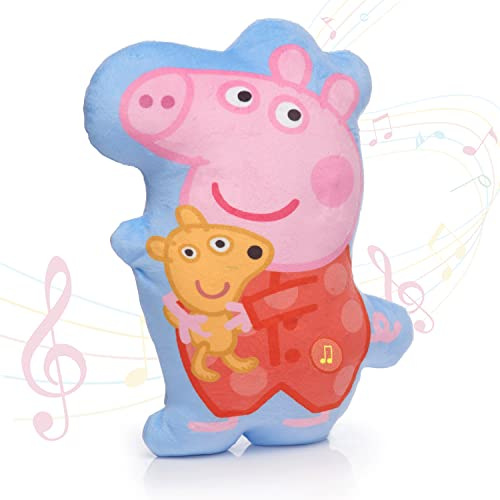 WOW! STUFF Peppa Pig Sleep Soher von Wiese Lullaby Labs | Interaktives Spielzeug im Vorschulerlernen | Nachtlicht und Musik klingt | Weiches Spielzeug für Mädchen und Jungen 2, 3, 4 und 5 Jahre alt