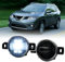 njssjd LED-Nebelscheinwerfer mit DRL-Blinker-Baugruppe für N.issan Q.ashqai J10, X-Trail T30 T32, R.enault Clio II III Frontstoßstangen-Nebelscheinwerfer