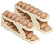Double Layer Egg Holder for Refrigerator, Automatic Rolling Egg Storage Container, Space Saving Egg Boxes for Refrigerator Counter Cabinets (2 PCS)