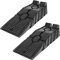 SUBTLETY Lot de 2 rampes de trottoir en plastique antidérapant - Plateforme de levage portable - Rampes de chargement - Charge maximale : 2500 kg - Pour voiture, moto, fauteuil roulant et scooter