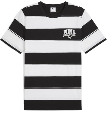PUMA Unisex Class Stripe AOP Tee T-Shirts (1er Pack)