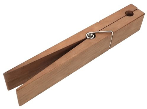 Hoement Portasciugamani Legno Gigante Con Mollette Clip Multiuso Per Asciugamani e Biancheria Per Bagno e Cucina Facile Installazione e Resistente Alle Intemperie