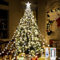 Aofonchy Luces Arbol Navidad, 2M*9 USB Luces Navidad Impermeable con 8 Modos & 198LED, Luces de Árbol Cascada, Guirnalda Luces, Hada Cadena Luces para Arbol de Navidad, Fiesta, Jardín