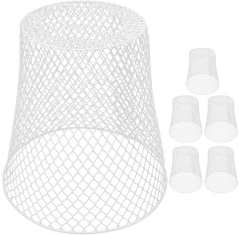 Milisten 5pcs Wire Plant Protectors Circle Wire Plant Cages Chicken Wire Cloche Mesh Plant Cage Garden Cloche Dome for Flowerpot Chicken Wire Protection Basket from Animals
