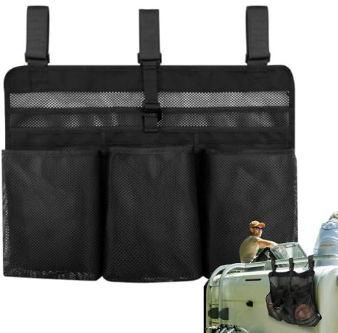 Escurridor de platos de camping, soporte de almacenamiento de camping, red de secado de platos de camping | Escurridor portátil de malla | Organizador exterior plegable para autocaravanas