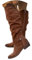 Agiyenna Tinta Unita Stivali da Donna Alti al Ginocchio Stivali da Cowboy Cerniera Comodi Stivali con Tacco Spesso Tacco Basso Stivali Invernali Casual Alla e Pratici Stivali Lunghi Stivali Western