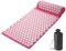 Meditationsmatte, Massageset, Druck Rückenmatte, Meditationszubehör, Spike Matte Massagematte Set Nackenschmerzen Linderung Reise Massagematte Yoga Massage Zubehör Tragbare Meditationsmatte
