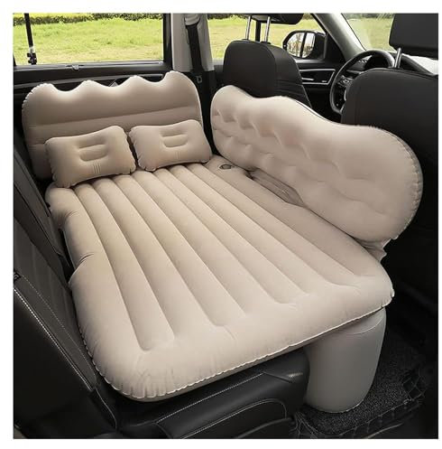 XMCMBS Maßgeschneidert Aufblasbare Auto Matratze,Für Ford Kuga (2013-2015),Auto Reise aufblasbare,Auto Bett für Reisen Camping Hinterhof Strand Zubehör,A/BEIGE