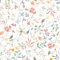 VaryPaper Papier Peint Feuillage et Fleuri Aquarelle 44.5cmx200cm Rouleau Adhesif Decoratif Film Adhesif pour Meuble Papier Mural Adhesif Chambre Salle de Bain Imperméable Stickers pour Armoire