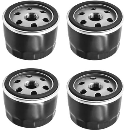 Filtre à Huile 492932S, 4PCS Pour Briggs & Stratton 492932S 695396 696854 49065-7007 AM125424 GY20577 LG492932S 2 1/4 Pouces Accessoire Pour Filtre à Huile Pour Tondeuse à Gazon Noir