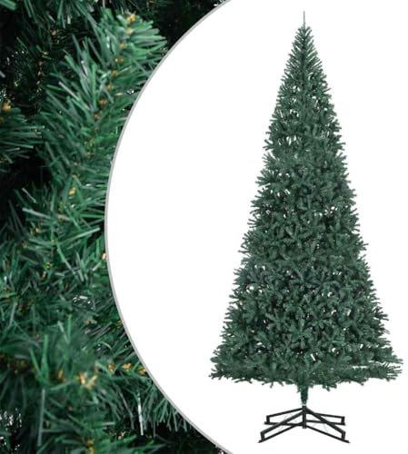 Homgoday Árbol Navidad Artificial con Soporte y Leds PVC Verde 500 cm