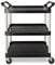 Rubbermaid Commercial Products FG342488BLA Mehrzweckwagenv mit 3 Böden, Schwarz