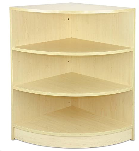 Monstershop LM60 Ecktheke Ladentisch Ladentheke Ladentresen Kassentisch Verkaufstisch Verkaufstresen Verkaufstheke Ahorn 60cm x 60cm x 90cm Eckregal Ecktresen Einzelhandel Ausstellungsecke Empfang