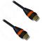 Lineaire HDMI Cable Type A Male black/orange 1m50