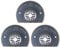 3 x 87mm SabreCut PR90B_3 Metall Klingen Kompatibel mit Bosch Fein (nicht StarLock) Makita Milwaukee Einhell Ergotools Hitachi Parkside Ryobi Worx Workzone Multifunktionswerkzeug-Zubehör