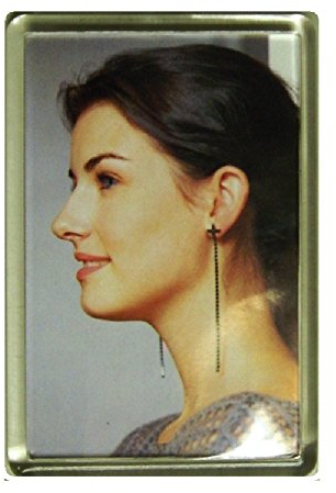 PC3721@ Leerer Foto-Kühlschrankmagnet aus klarem Acryl 70 x 45 mm, Modell C1108 (5 Stücke)