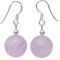 Ohrringe Ohrhänger aus Amethyst & 925 Silber hellviolett flieder Damenohrhänger
