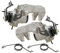 2x Bremssattel hinten links und rechts: