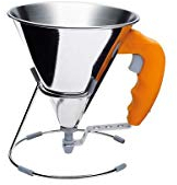 De Buyer - Entonnoir à piston automatique 0.8 L Orange - Kwik