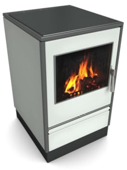 Glutos Holzherd HHS 03 G | weiß | Scharnier links | 6,5 kW