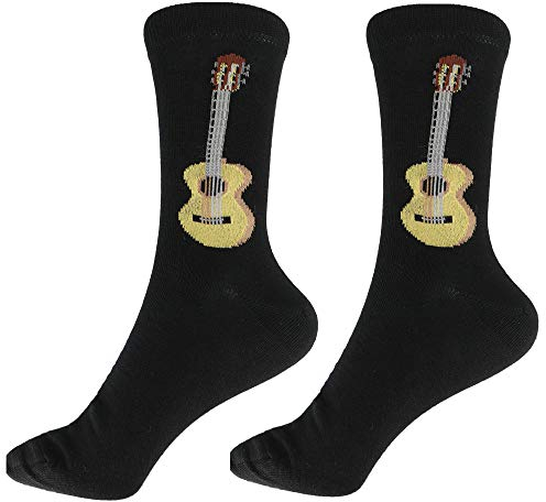 mugesh Musik-Socken Gitarre (46/48) - Schönes Geschenk für Musiker