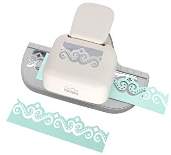 Bira Craft Stanzer für Bordüren mit tiefer Kantenkante, für Scrapbooking, Punkte und Schnörkel