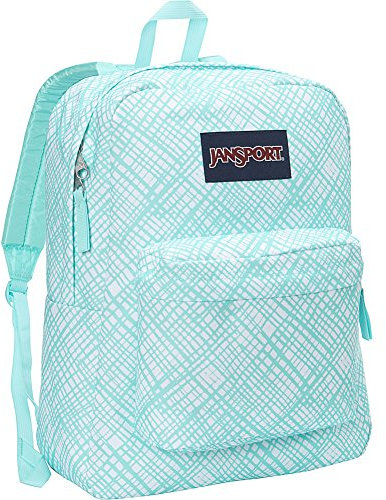 JanSport Backpack - Superbreak Aqua Dash Jagge /