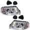 BESTPRICE 2x Hauptscheinwerfer vorne links + rechts H7 FF - Frontscheinwerfer ohne Stellmotor, Kompatibel mit VW PASSAT B5.5 (3B3), PASSAT B5.5 Variant (3B6)