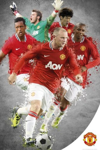 Manchester United – 61 x 91.5 cm zeigt/Poster