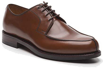 Größe D 43,5 UK 9 ½ Prime Shoes Prag Rahmengenäht Box Calf Cuoio Schnürschuh aus feinstem Kalbsleder